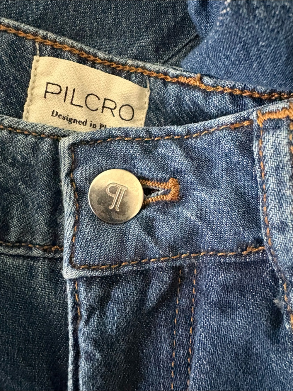Anthropology Pilcro High Rise Wide Leg Blue Jeans - Picture 8 of 9